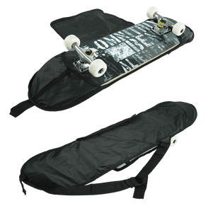 Senmi 7 Plies Maple Double Kick Concave Deck Cool alphabet Grip Tape Skateboard for Primary Intermediate + Free Skateboard Bag